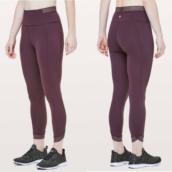 lululemon athletica Pants - Lululemon Find Focus 7/8 Tight Arctic Plum NWOT